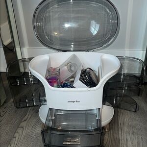 White and Black Storage Box